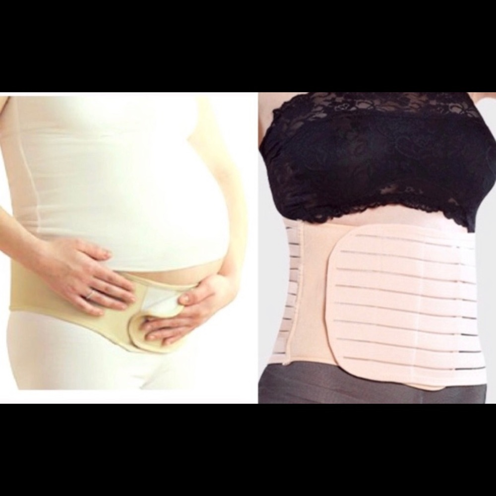 Maternity support band & post-birth waist belt